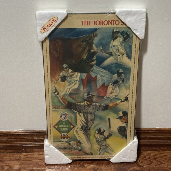 Toronto Blue Jays 1992 Season World Series Championship Toronto Star Wall Plaque - Picture 10 of 16